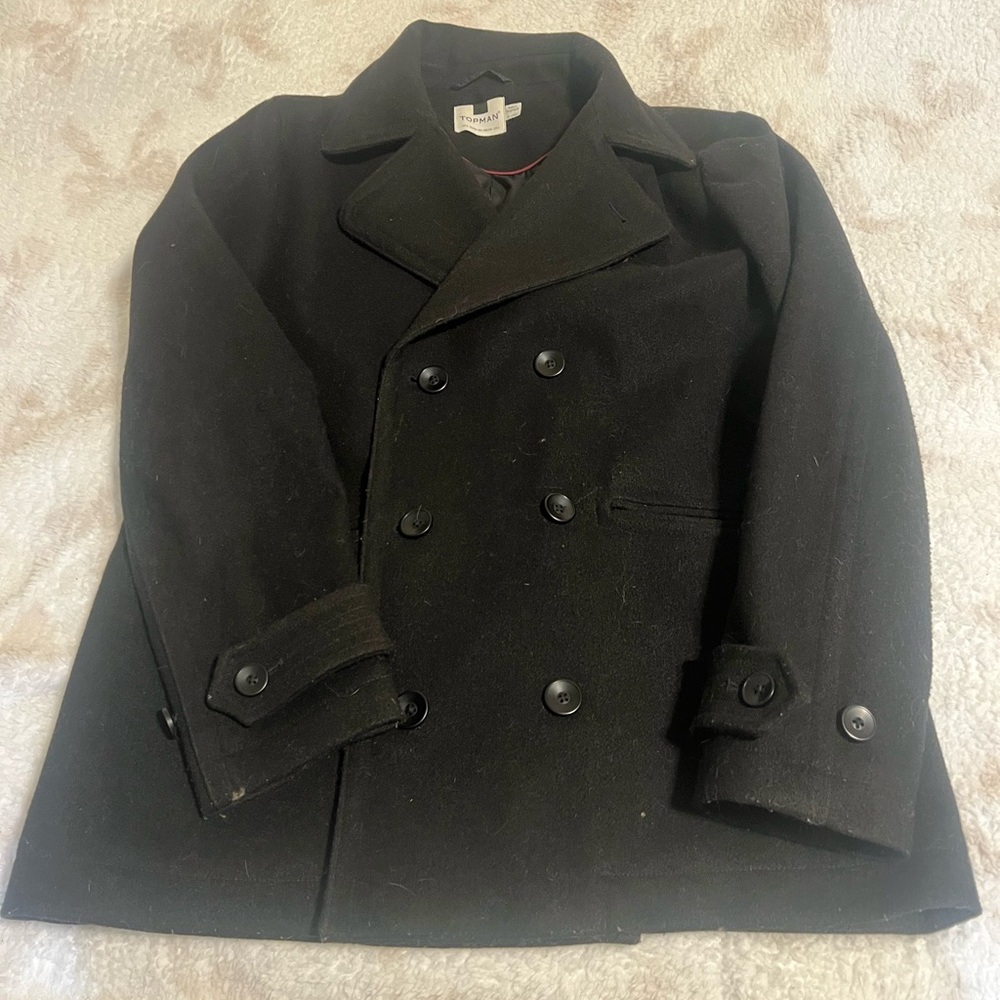 Mens pea coat
